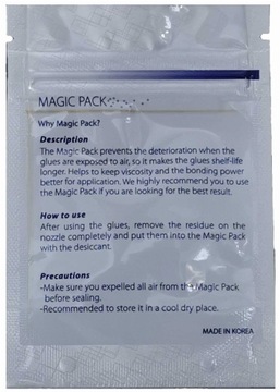 Клей для ресниц GXblue 3 мл (синий) ZJPRO + изоляционный пакет