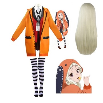 Yomozuki Rune Kakegurui Cosplay Costume + парик