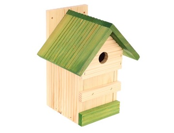 Скворечник для птиц, синицы, дрозда, кормушка, домик МИКС - 4 шт.