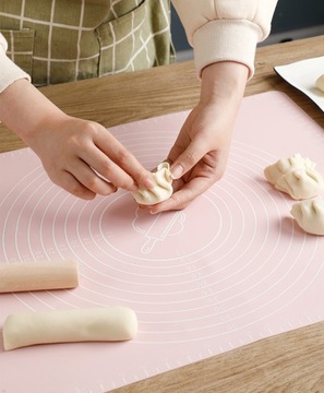 Большой силиконовый кухонный коврик для выпечки, мерная подставка для выпечки, приготовления пищи