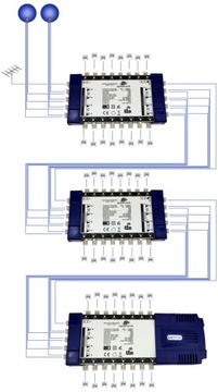 Мультипереключатель Spacetronik Pro Series MS-0932CL 9/32C
