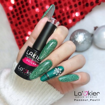 Гибридный лак для ногтей FLASH с эффектом глиттера