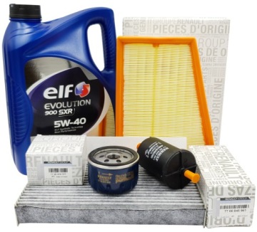 OE RENAULT MEGANE III 1.6 16V ZESTAW FILTRÓW OLEJ