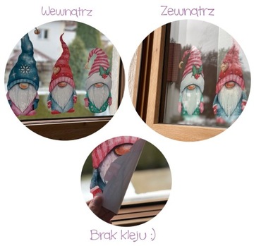 МНОГОРАЗОВЫЕ рождественские наклейки на окна ОЛЕНЬ.