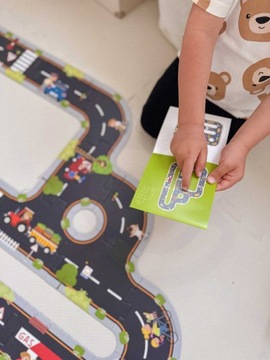 Tooky Toy Puzzle Mockup Шоссе Улица Дорога 3+