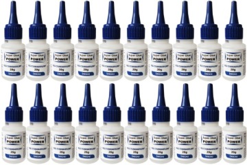 Цианоакрилатный клей 20 штук Средний клей CA Super Glue