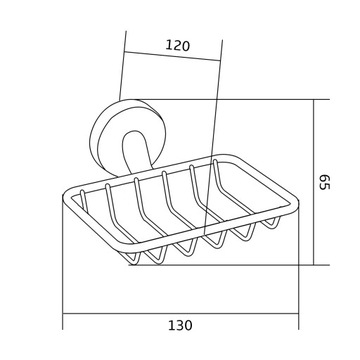 MEXEN REMO ПОДВЕСНАЯ КОРЗИНКА ДЛЯ МЫЛЬНИЦЫ ЗОЛОТО