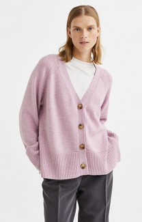 H&M sweter oversize kardigan guziki 36 38 S M N186
