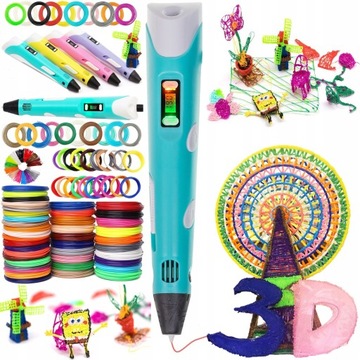 DRUKARKA 3D DŁUGOPIS 3D PEN 2 GENERACJA + WKLADY