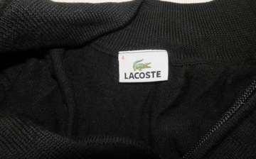 Lacoste sweter na zamek kardigan wełniany M/L