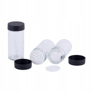 ВРАЩАЮЩАЯСЯ ПОДСТАВКА ДЛЯ СПЕЦИЙ, 12 БАНОЧЕК, ЧЕРНАЯ