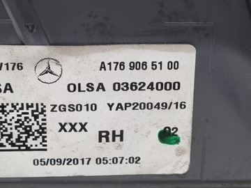 KRYT ZÁMKU MERCEDES E 213 A2137550030