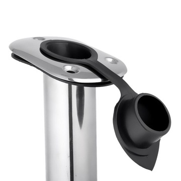 Трубка держателя удочки для морской лодки из нержавеющей стали, трубка 15/30/90 градусов, 15 градусов