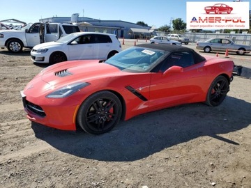 Chevrolet Corvette C7 2018 Chevrolet Corvette 2018, 6.2L, STINGRAY Z51 3LT, od ubezpieczalni