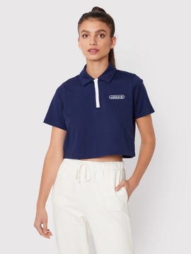 adidas originals damska koszulka polo granatowa