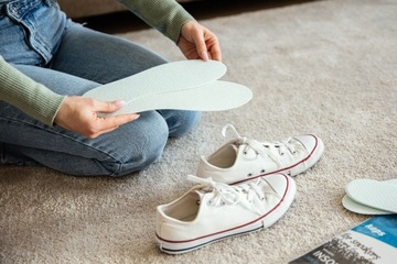 Стельки для обуви ароматные освежающие - 8 пар.