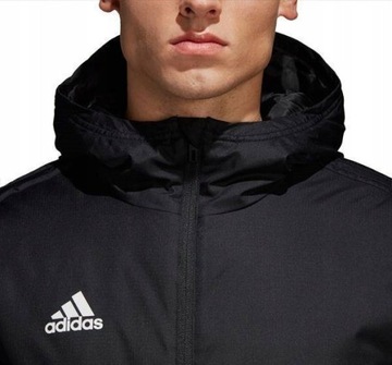 ZIMNÁ BUNDA Adidas čierna zateplená veľ. S