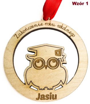 Medal uczeń zakończenie roku szkoła prezent grawer