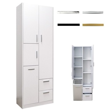 SZAFKA ŁAZIENKOWA STOJĄCA Z KOSZ. szer.60cm P 298K