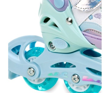 Роликовые коньки Роликовые коньки 4в1 RAVEN Isla 27-30 LED Wheels