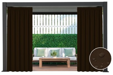 ZASŁONA WODOODPORNA 155x260 OGRODOWA KURTYNA ZEWNĘTRZNA NA TARAS PERGOLE