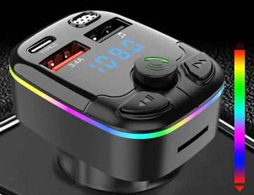 Автомобильный передатчик Bluetooth 5.0 MP3 для звонков в режиме громкой связи