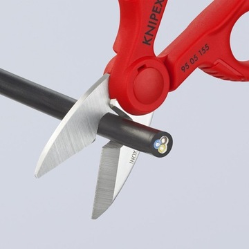 Knipex 95 05 155SB electrician's scissors 155mm wi