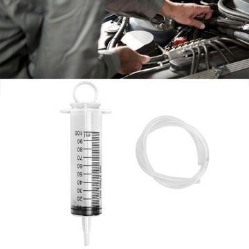 Zestaw do odpowietrzania hamulców hydraulicznych motocykla 100 ml