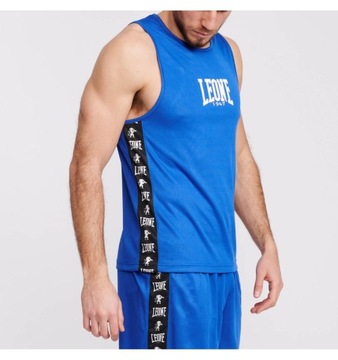 KOSZULKA BOKSERSKA LEONE AMBASSADOR Boxing Tank niebieska rozmiar S