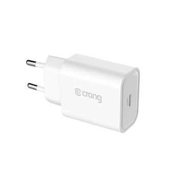 Crong USB-C Travel Charger - Ładowarka sieciowa USB-C Power Delivery 20W