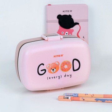 Lunchbox Breakfast Вставки 2 камеры со сто розовым 1150 мл змея