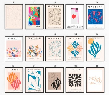 Принты Анри Матисса Большая коллекция Стильный А3