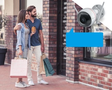 НАРУЖНАЯ Wi-Fi IP-КАМЕРА 4 Мп EZVIZ AI с обнаружением