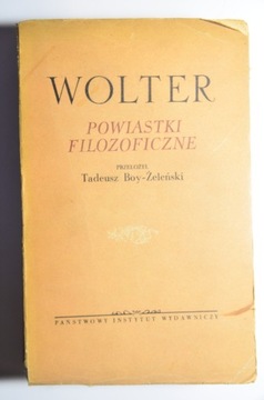 WOLTER Powiastki filozoficzne wyd I il Uniechowski