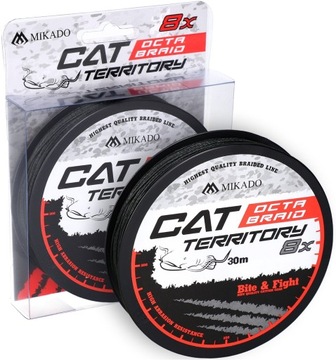Mikado PLECIONKA CAT TERRITORY OCTA BRAID 1,2mm30m