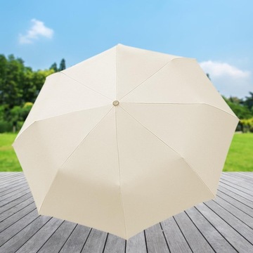 Зонт дорожный мужской Зонт женский бежевый