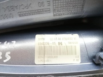 BMW 3 SERIES JINÁ DÍL VNĚJŠÍ 2008 SALÓN 318I