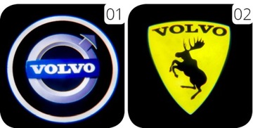 Projektor LED logo Volvo 24V hologram wyświetlacz