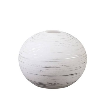 Klosz 4055 kula E27 jasna zdobiona spiralą śr.20cm