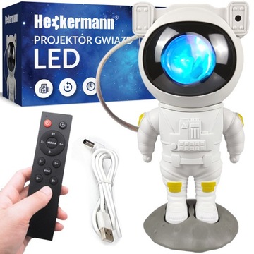 Projektor gwiazd LED astronauta Heckermann W