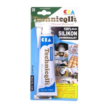 TECHNICQLL SILIKON UNIWERSALNY BEZBARWNY 70ml