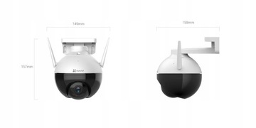 Уличная Wi-Fi 360° FullHD ИК-камера панорамирования/наклона C8C