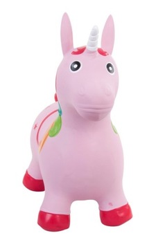 Джемпер детский резиновый UNICORN 60 см розовый для прыжков с насосом