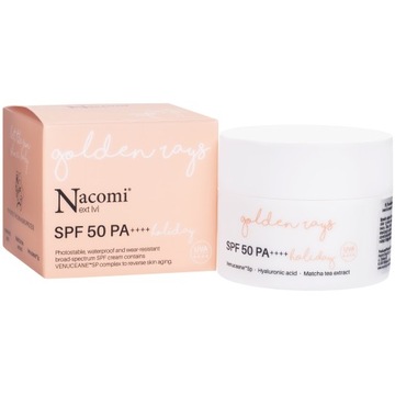 Nacomi Krem SPF50 HOLIDAY 50ml przeciwzmarszczkowy