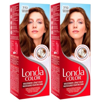 Londa Color Farba do Włosów Ciemny Blond 7/13 x2