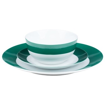 ОБЕДЕННЫЙ СЕРВИС СЕРВИСНЫЙ НАБОР БЕЛЫХ ТАРЕЛОК 18 МЕСТ НА 6 ЧЕЛОВЕК