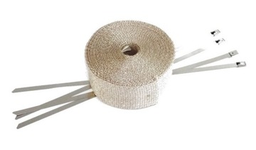 Taśma termoizolacyjna 10m do układu wydechowego temp. 450°C - 550°C pitbike