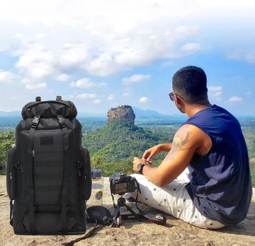 Plecak 70L/100L Wodoodporny Na Wędrówki Kempingowe Wytrzymały