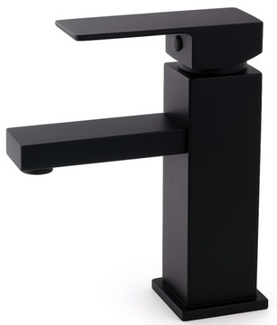 VELDMAN CZARNA BATERIA UMYWALKOWA NISKA QUADRO BLACK