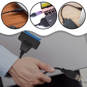 АДАПТЕР HDD SSD АДАПТЕР ДЛЯ НАКОПИТЕЛЯ USB 3.0 ДЛЯ НОУТБУКА